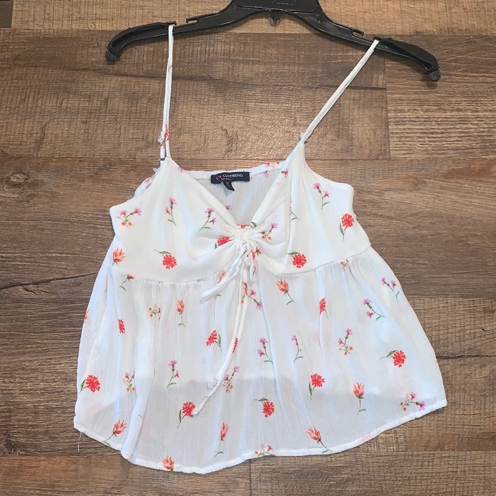 White crop tank